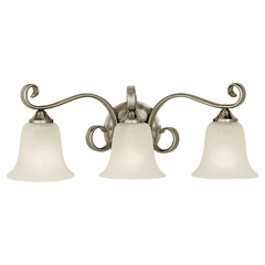 Feiss Vista 3-LT Vanity - Steel - VS10403-BS