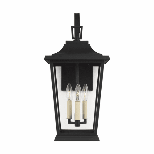 Feiss Warren 3-LT Outdoor Wall Lantern - Textured Black - OL15402TXB