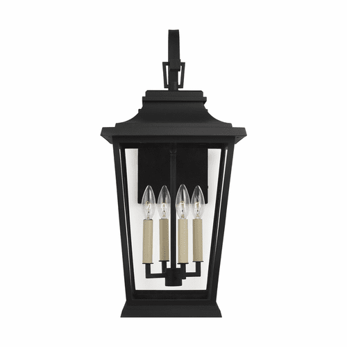 Feiss Warren 4-LT Outdoor Wall Lantern - Textured Black - OL15403TXB