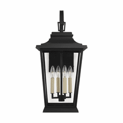 Feiss Warren 4-LT Outdoor Wall Lantern - Textured Black - OL15403TXB