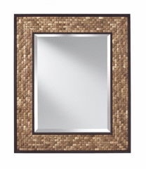 Feiss Weave Natural Coconut & Kona - Mirror - MR1211NCK Feiss Weave Natural Coconut & Kona - Mirror - MR1211NCK
