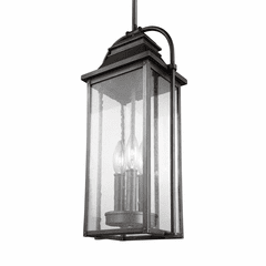 Feiss Wellsworth 3-LT Outdoor Lantern - Antique Bronze - OL13209ANBZ