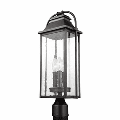 Feiss Wellsworth 3-LT Post Lantern - Antique Bronze - OL13207ANBZ