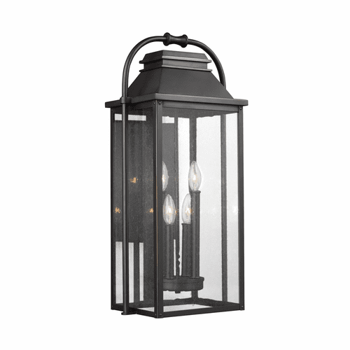 Feiss Wellsworth 4-LT Outdoor Wall Lantern - Antique Bronze - OL13202ANBZ