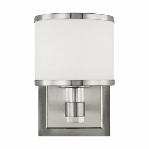 Feiss Winter Park 1-LT Wall Sconce - Satin Nickel - VS24371SN-L1