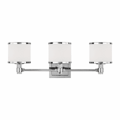 Feiss Winter Park 3-LT Vanity - Chrome - VS24373CH-L1 Feiss Winter Park 3-LT Vanity - Chrome - VS24373CH-L1