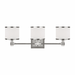 Feiss Winter Park 3-LT Vanity - Satin Nickel - VS24373SN-L1