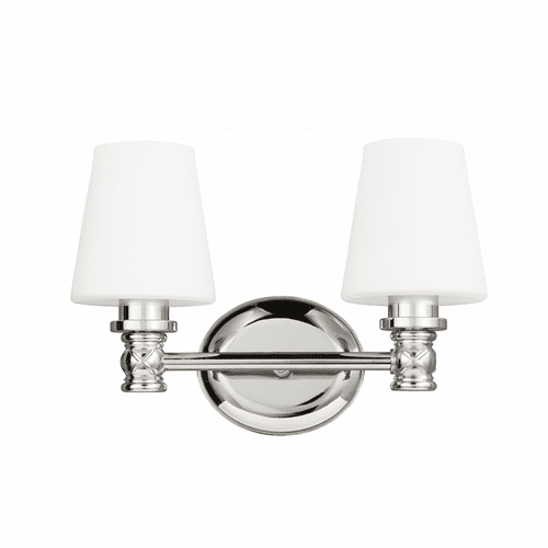 Feiss Xavierre 2-LT Vanity - Polished Nickel - VS22102PN