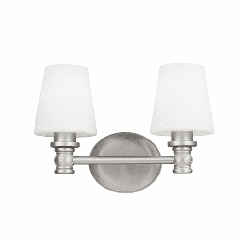 Feiss Xavierre 2-LT Vanity - Satin Nickel - VS22102SN