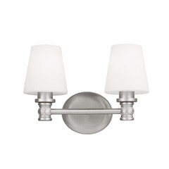 Feiss Xavierre 2-LT Vanity - Satin Nickel - VS22102SN Feiss Xavierre 2-LT Vanity - Satin Nickel - VS22102SN