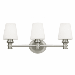 Feiss Xavierre 3-LT Vanity - Satin Nickel - VS22103SN Feiss Xavierre 3-LT Vanity - Satin Nickel - VS22103SN