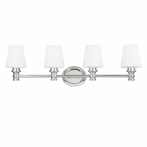Feiss Xavierre 4-LT Vanity - Polished Nickel - VS22104PN