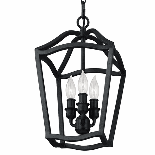 Feiss Yarmouth 3-LT Foyer Chandelier - Antique Forged Iron - F2974/3AF
