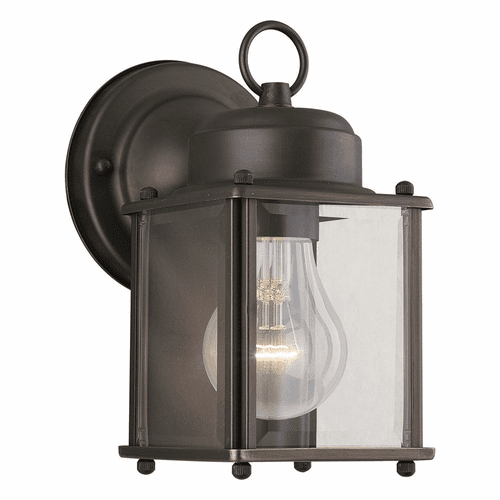 Forte 1-LT Brass Outdoor Lantern - Royal Bronze - 1005-14