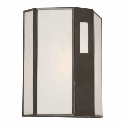 Forte 1-LT Brass Outdoor Lantern - Royal Bronze - 1138-01-14