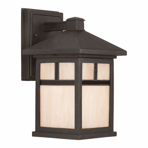 Forte 1-LT Cast al.outdoor lantern - Black - 1773-01-04DS