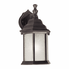 Forte 1-LT Cast Aluminum Outdoor Lantern - Antique Bronze - 1725-01-32 Forte 1-LT Cast Aluminum Outdoor Lantern - Antique Bronze - 1725-01-32