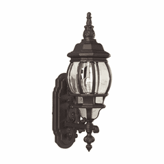 Forte 1-LT Cast Aluminum Outdoor Lantern - Black - 1701-01-04