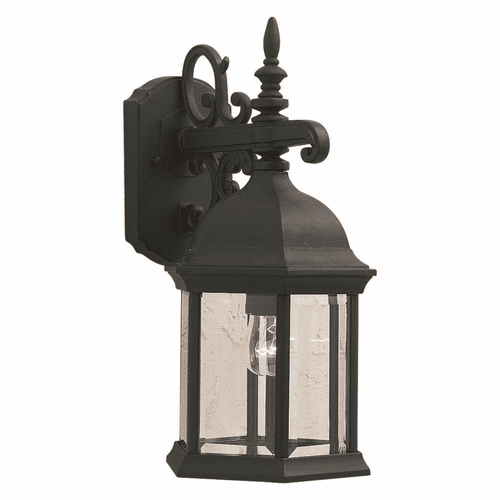 Forte 1-LT Cast Aluminum Outdoor Lantern - Black - 1708-01-04