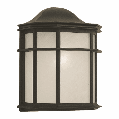 Forte 1-LT Cast Aluminum Outdoor Lantern - Black - 1719-01-04