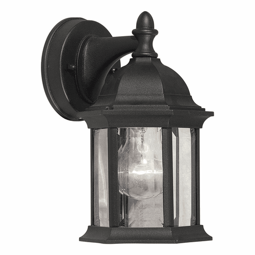Forte 1-LT Cast Aluminum Outdoor Lantern - Black - 1776-01-04