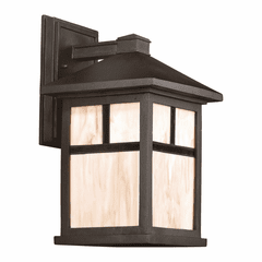 Forte 1-LT Cast Aluminum Outdoor Lantern - Black - 1873-01-04