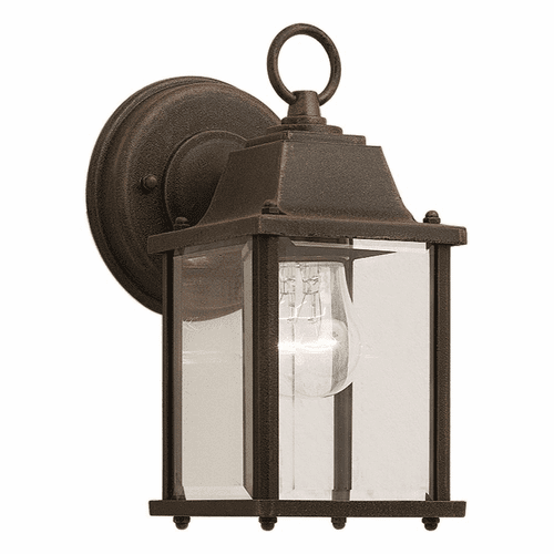 Forte 1-LT Cast Aluminum Outdoor Lantern - Painted Rust - 1705-01-28