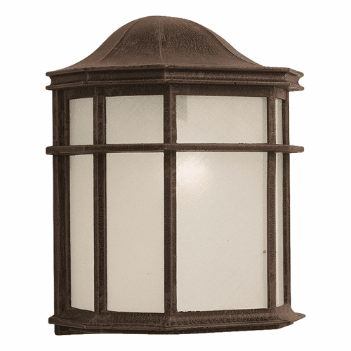 Forte 1-LT Cast Aluminum Outdoor Lantern - Painted Rust - 1719-01-28