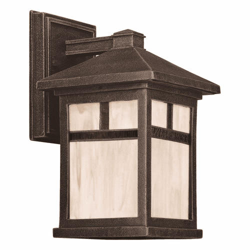 Forte 1-LT Cast Aluminum Outdoor Lantern - Painted Rust - 1773-01-28