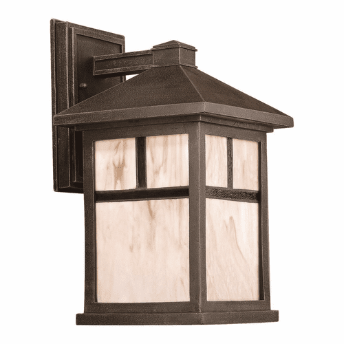 Forte 1-LT Cast Aluminum Outdoor Lantern - Painted Rust - 1873-01-28