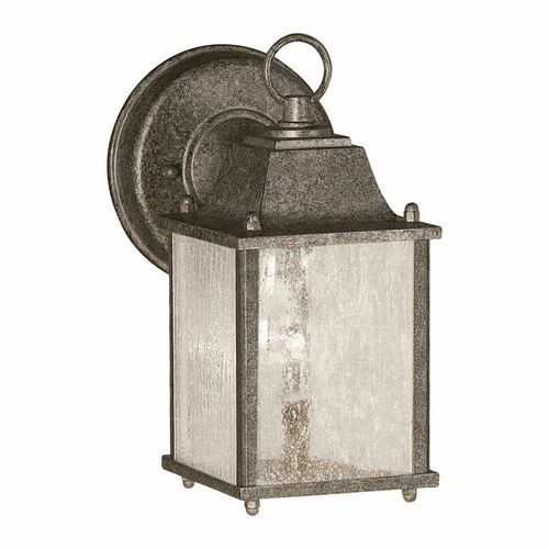 Forte 1-LT Cast Aluminum Outdoor Lantern - River Rock - 1755-01-59