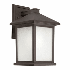 Forte 1-LT Flourescent Aluminum Outdoor Wall Light - Antique Bronze - 17020-01-32