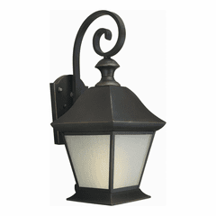 Forte 1-LT Fluorescent Brass Outdoor Lantern - Royal Bronze - 10001-01-14 Forte 1-LT Fluorescent Brass Outdoor Lantern - Royal Bronze - 10001-01-14