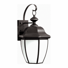 Forte 1-LT Fluorescent Brass Outdoor Lantern - Royal Bronze - 10004-01-14