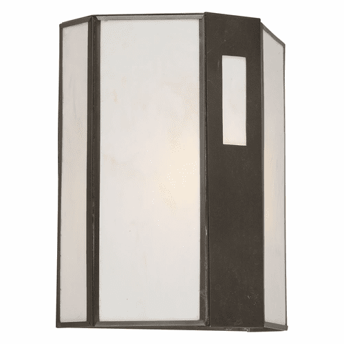 Forte 1-LT Fluorescent Brass Outdoor Lantern - Royal Bronze - 10040-01-14