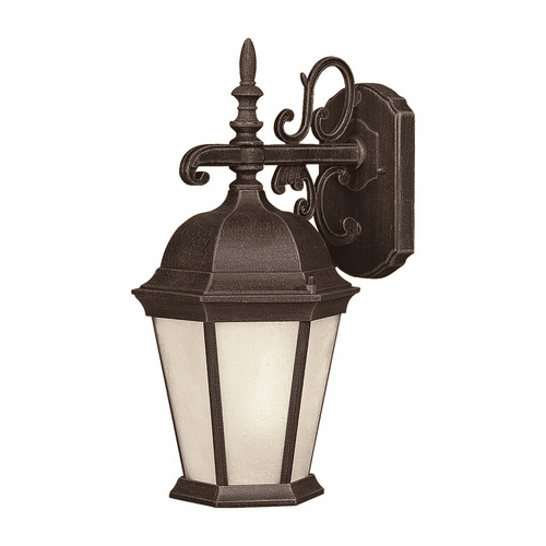 Forte 1-LT Fluorescent Cast Aluminum Outdoor Lantern - Painted Rust - 17013-01-28