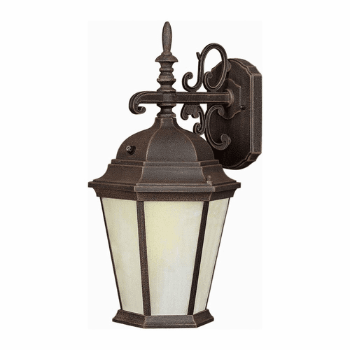 Forte 1-LT Fluorescent Cast Aluminum Outdoor Lantern - Painted Rust - 17015-01-28