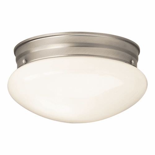 Forte 1-LT Fluorescent Flush Mount - Brushed Nickel - 20011-01-55