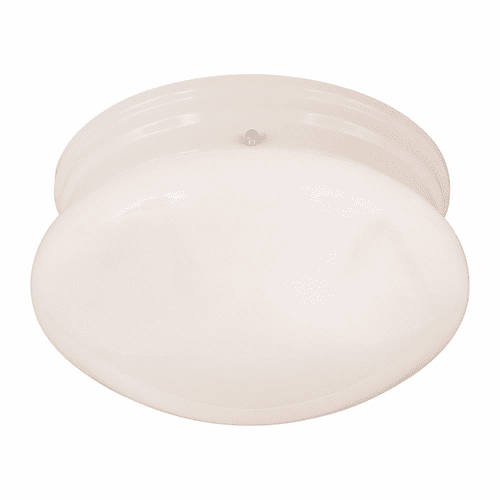 Forte 1-LT Fluorescent Flush Mount - White - 20011-01-03