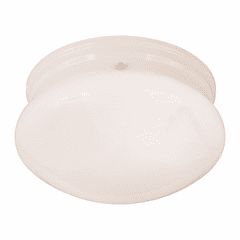 Forte 1-LT Fluorescent Flush Mount - White - 20011-01-03