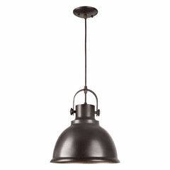 Forte 1-LT Metal Shade Pendant - Antique Bronze - 7110-01-32