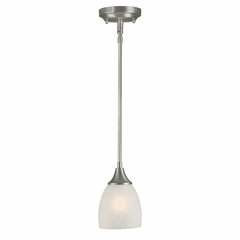 Forte 1-LT Mini Pendant - Brushed Nickel - 2378-01-55