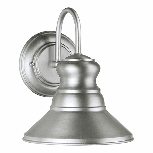 Forte 1-LT Outdoor Lantern - Brushed Nickel - 1127-01-55DS