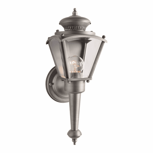 Forte 1-LT Outdoor Lantern - Olde Nickel - 1004-01-54
