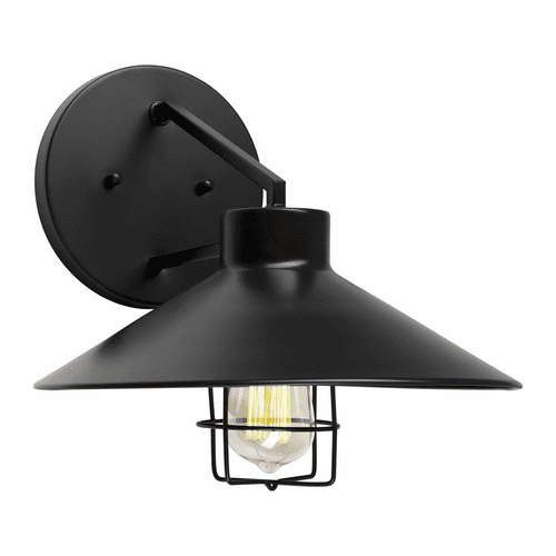 Forte 1-LT Outdoor Wall Light - Black - 1809-01-04