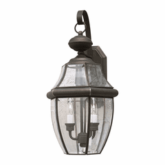 Forte 2-LT Brass Outdoor Lantern - Royal Bronze - 1301-02-14