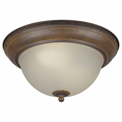 Forte 2-LT Fluorescent Flush Mount - Rustic Sienna - 20008-02-41 Forte 2-LT Fluorescent Flush Mount - Rustic Sienna - 20008-02-41
