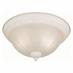 Forte 2-LT Fluorescent Flush Mount - White - 20000-02-03
