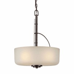 Forte 3-LT Bowl Pendant - Antique Bronze - 2754-03-32 Forte 3-LT Bowl Pendant - Antique Bronze - 2754-03-32