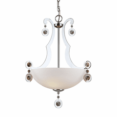 Forte 3-LT Bowl Pendant - Chrome - 2579-03-05